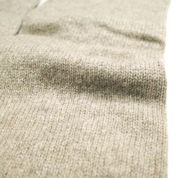 BASERANGE ベースレンジ 24AW フランス製 WHIT GLOVES Recycled Cashmere カシミヤグローブ ACWG-RC-WI24 STOPPA BROWN 定価21,780円 手袋【新古品】【中古】【BASERANGE】 新品 BASERANGE ベースレンジ 24AW フランス製 WHIT GLOVES Recycled