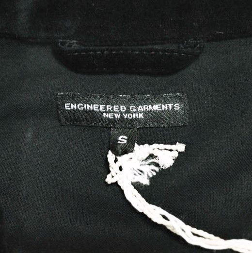 Engineered Garments エンジニアードガーメンツ アメリカ製 SD Jacket – Cotton Velveteen ショールカラー1Bジャケット ベルベット S Black ベロア テーラード シングルディナー アウター【新古品】【中古】【Engineered Garments】 新品 Engineered Garments エンジニアードガーメンツ アメリカ製 SD