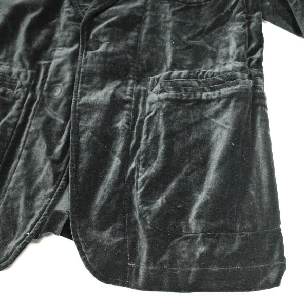 Engineered Garments エンジニアードガーメンツ アメリカ製 SD Jacket – Cotton Velveteen ショールカラー1Bジャケット ベルベット S Black ベロア テーラード シングルディナー アウター【新古品】【中古】【Engineered Garments】 新品 Engineered Garments エンジニアードガーメンツ アメリカ製 SD