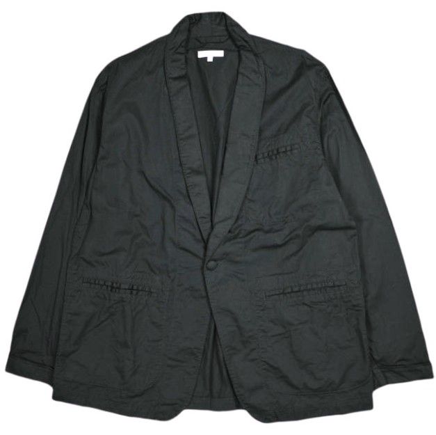 Engineered Garments x BEAMS PLUS エンジニアードガーメンツ ビームスプラス 別注 アメリカ製 シングルディナージャケット ハイカウントツイル 11-16-1407-334 S BLACK 1B SD テーラード アウター【中古】【Engineered Garments × BEAMS PLUS】 Engineered Garments x BEAMS PLUS エンジニアードガーメンツ ビームス