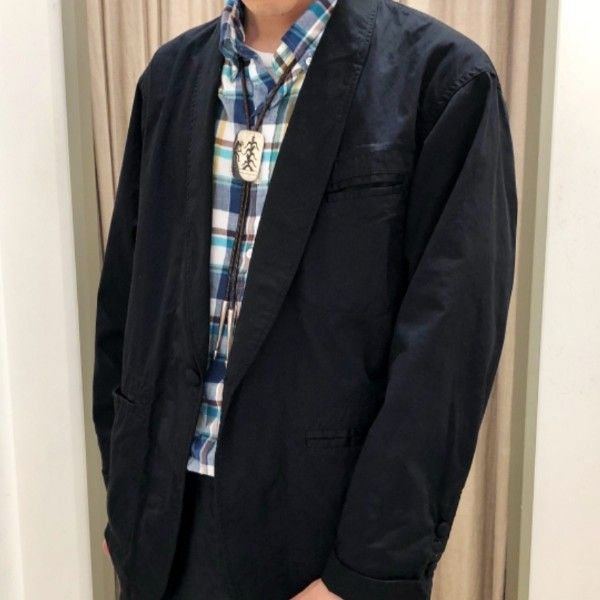 Engineered Garments x BEAMS PLUS エンジニアードガーメンツ ビームスプラス 別注 アメリカ製 シングルディナージャケット ハイカウントツイル 11-16-1407-334 S BLACK 1B SD テーラード アウター【中古】【Engineered Garments × BEAMS PLUS】 Engineered Garments - Engineered Garments x BEAMS PLUS エンジニ