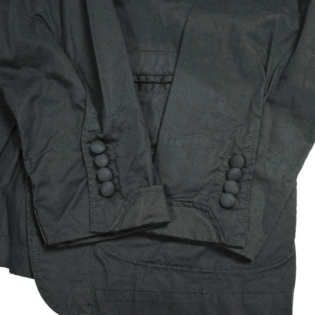 Engineered Garments x BEAMS PLUS エンジニアードガーメンツ ビームスプラス 別注 アメリカ製 シングルディナージャケット ハイカウントツイル 11-16-1407-334 S BLACK 1B SD テーラード アウター【中古】【Engineered Garments × BEAMS PLUS】 Engineered Garments x BEAMS PLUS エンジニアードガーメンツ ビームス