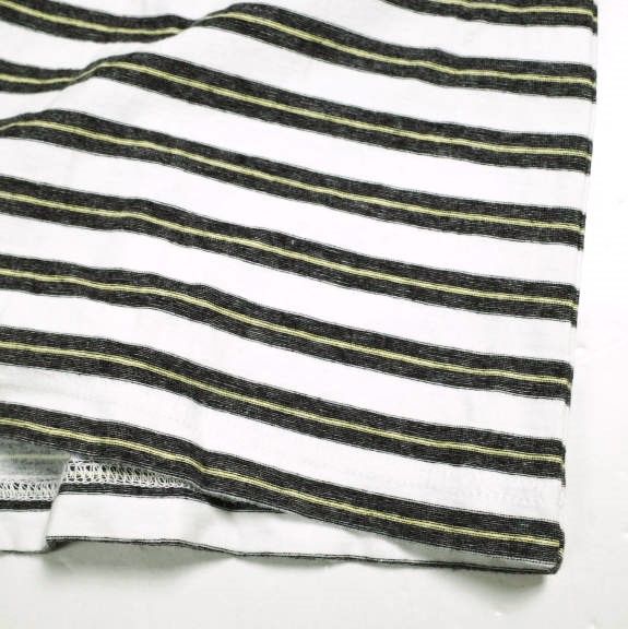 UNUSED アンユーズド 21AW 日本製 Long Sleeve Border T-shirt ロング