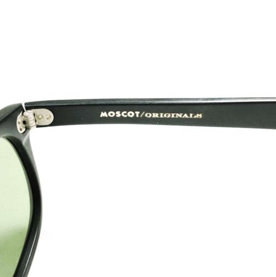 MOSCOT モスコット ZILCH 48サイズ ユニセックスモデル ズリック MATTE BLACK/GREEN 48□24-145 ウェリントン サングラス 眼鏡 メガネ【新古品】【中古】【MOSCOT】 新品 MOSCOT モスコット ZILCH 48サイズ ユニセックスモデル ズリック