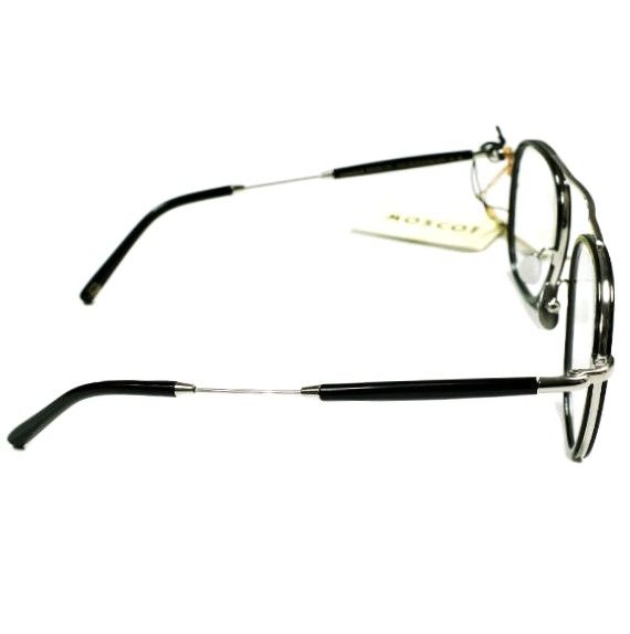 MOSCOT モスコット FANAGLE 50サイズ ユニセックスモデル ファナグル BLACK/SILVER/CLEAR(度無し) 50□20-140 ティアドロップ パイロット サングラス 眼鏡 メガネ【新古品】【中古】【MOSCOT】 新品 MOSCOT モスコット FANAGLE 50サイズ ユニセックスモデル