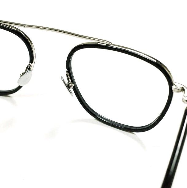 MOSCOT モスコット FANAGLE 50サイズ ユニセックスモデル ファナグル BLACK/SILVER/CLEAR(度無し) 50□20-140 ティアドロップ パイロット サングラス 眼鏡 メガネ【新古品】【中古】【MOSCOT】 新品 MOSCOT モスコット FANAGLE 50サイズ ユニセックスモデル