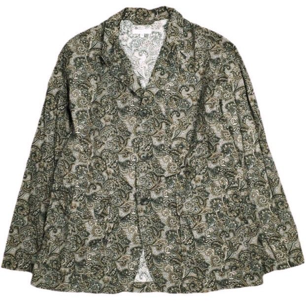 Engineered Garments エンジニアードガーメンツ アメリカ製 Loiter Jacket Paisley Print ロイタージャケット ペイズリープリント S Black/Brown テーラード アウター【中古】【Engineered Garments】 Engineered Garments エンジニアードガーメンツ アメリカ製 Loiter