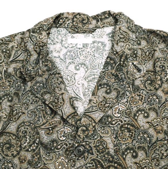 Engineered Garments エンジニアードガーメンツ アメリカ製 Loiter Jacket Paisley Print ロイタージャケット ペイズリープリント S Black/Brown テーラード アウター【中古】【Engineered Garments】 ENGINEERED GARMENTS (エンジニアードガーメンツ) Loiter Jacket