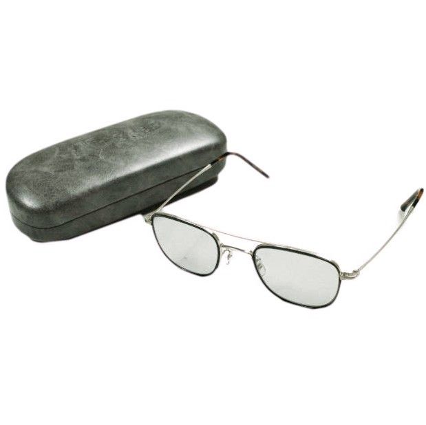 EYEVAN アイヴァン 日本製 Paddy BC-W パディ ウエリントンサングラス BRUSH CHROMIUM/NAVY 49□20-145 眼鏡 メガネ【中古】【EYEVAN】 EYEVAN アイヴァン 日本製 Paddy BC-W パディ ウエリントンサングラス