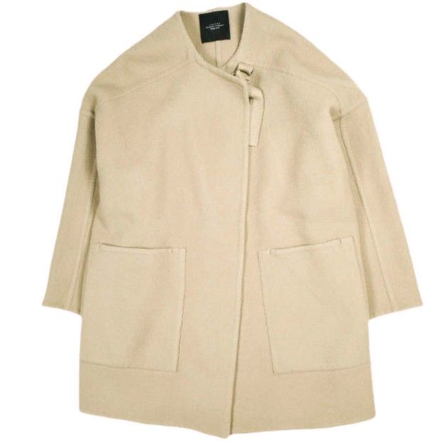 UNUSED アンユーズド 日本製 Collarless Coat BIGシルエット ウール 