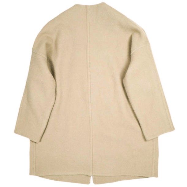 UNUSED アンユーズド 日本製 Collarless Coat BIGシルエット ウール 