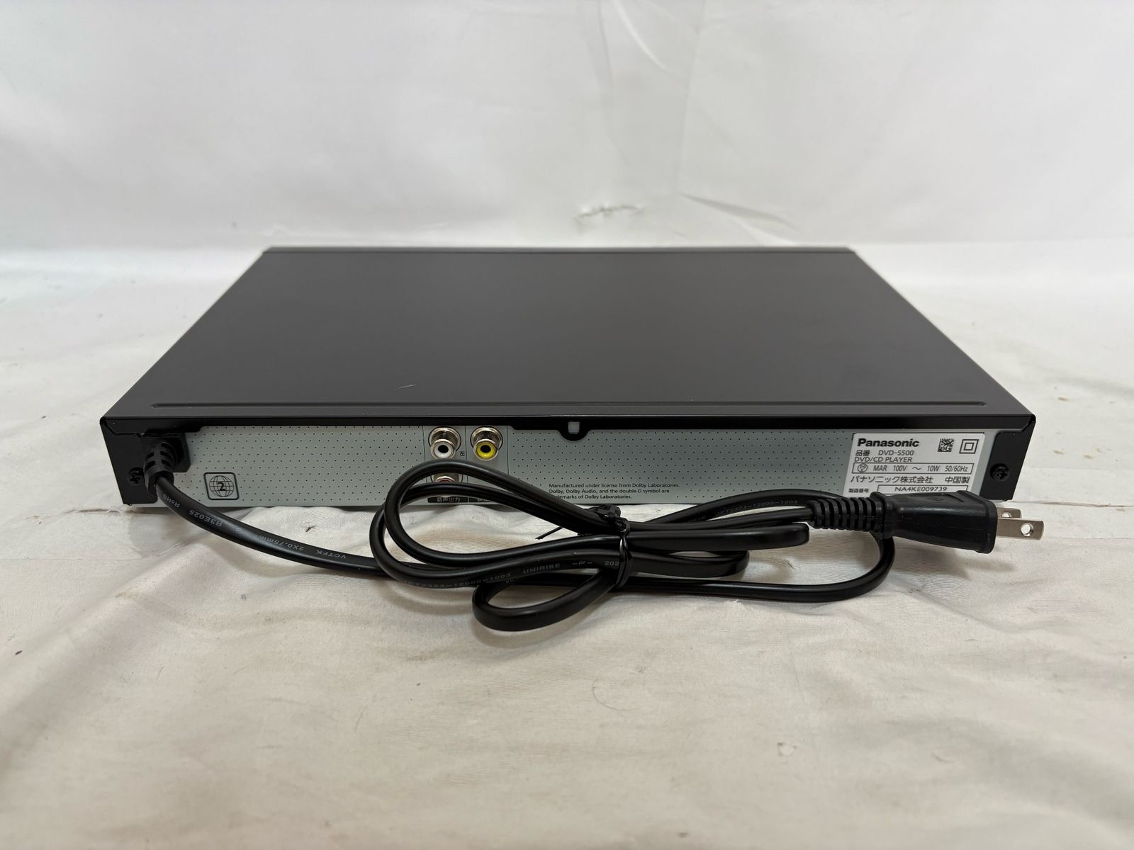 □パナソニック Panasonic DVD-S500 DVDプレーヤー 1400-3294 - メルカリ