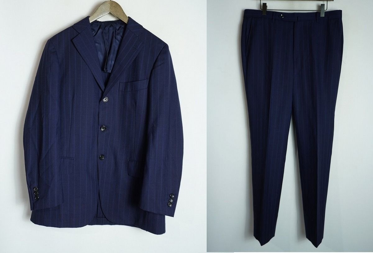 ☆SHIPS by RING JACKET■メンズスーツ■48（L相当）■紺系☆ SHIPS Colors:〈洗濯機可能〉T/W スーツ ジャケット(セットアップ対応