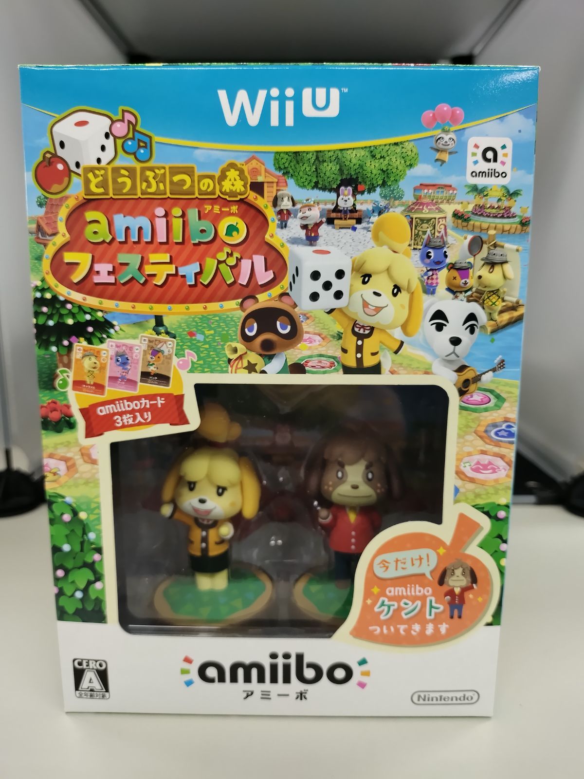 【中古WiiUソフト】 どうぶつの森　amiiboフェスティバル ケント付き【50-57】