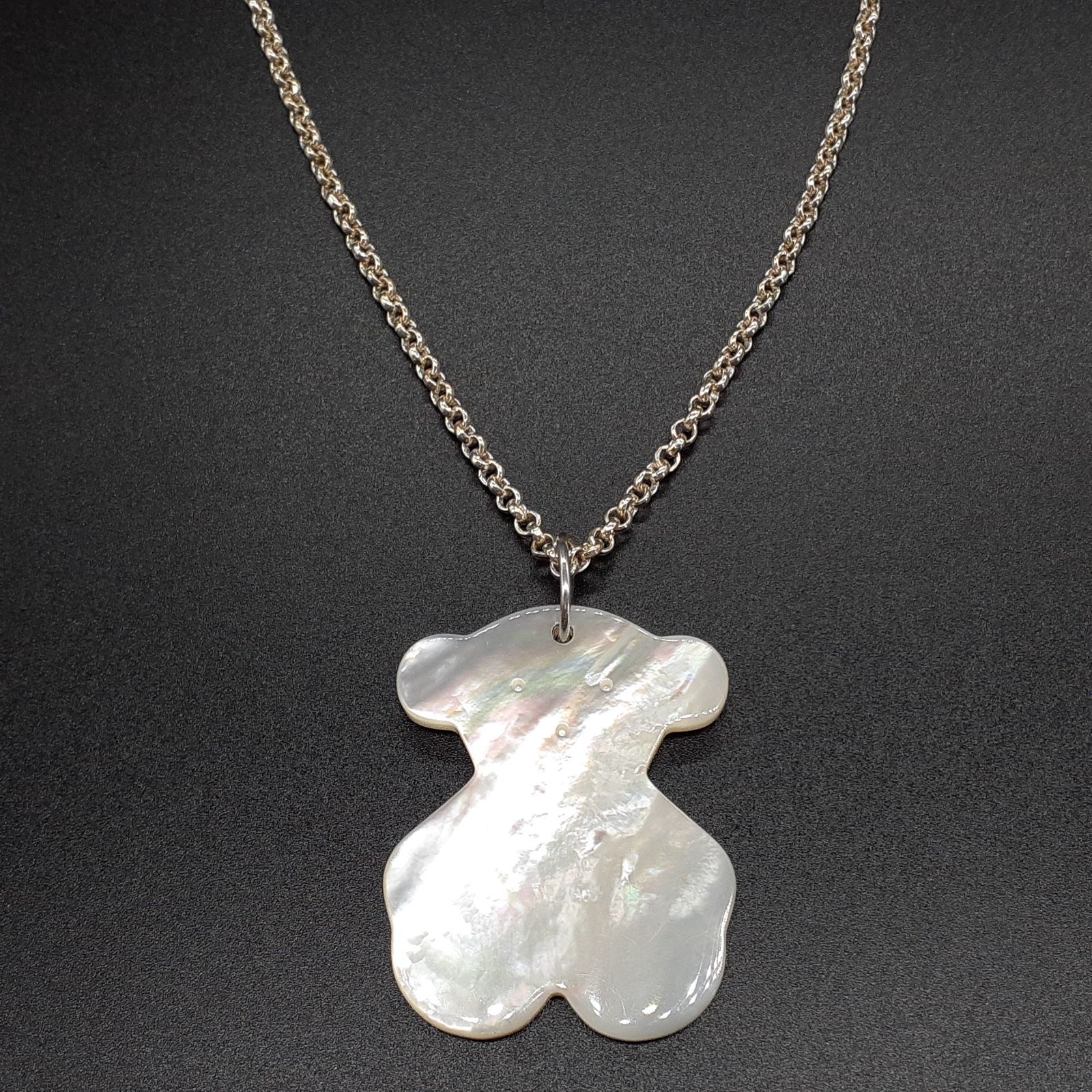 TOUS トウス ネックレス ペンダント ロングチェーン シルバー SILVER 