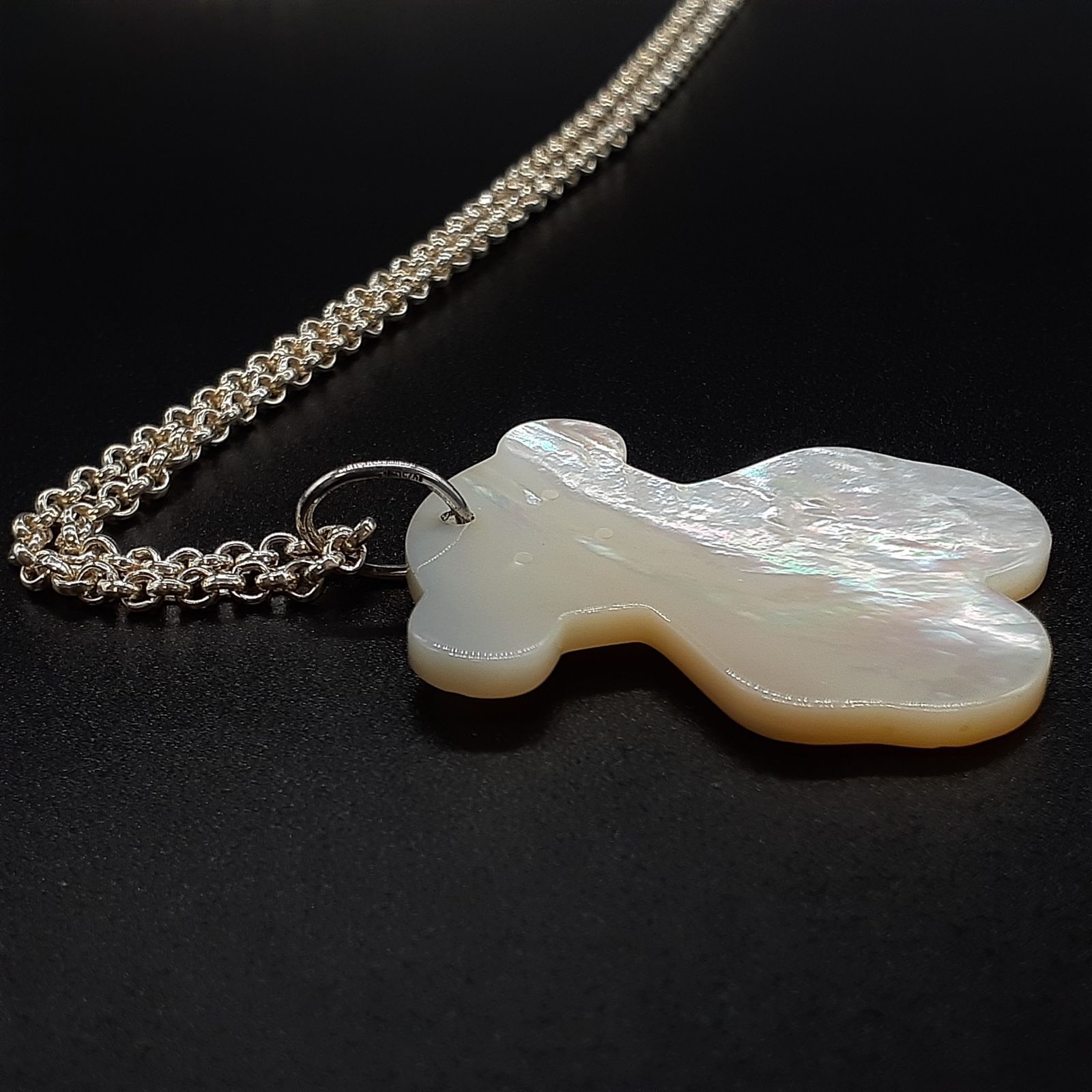 TOUS トウス ネックレス ペンダント ロングチェーン シルバー SILVER 