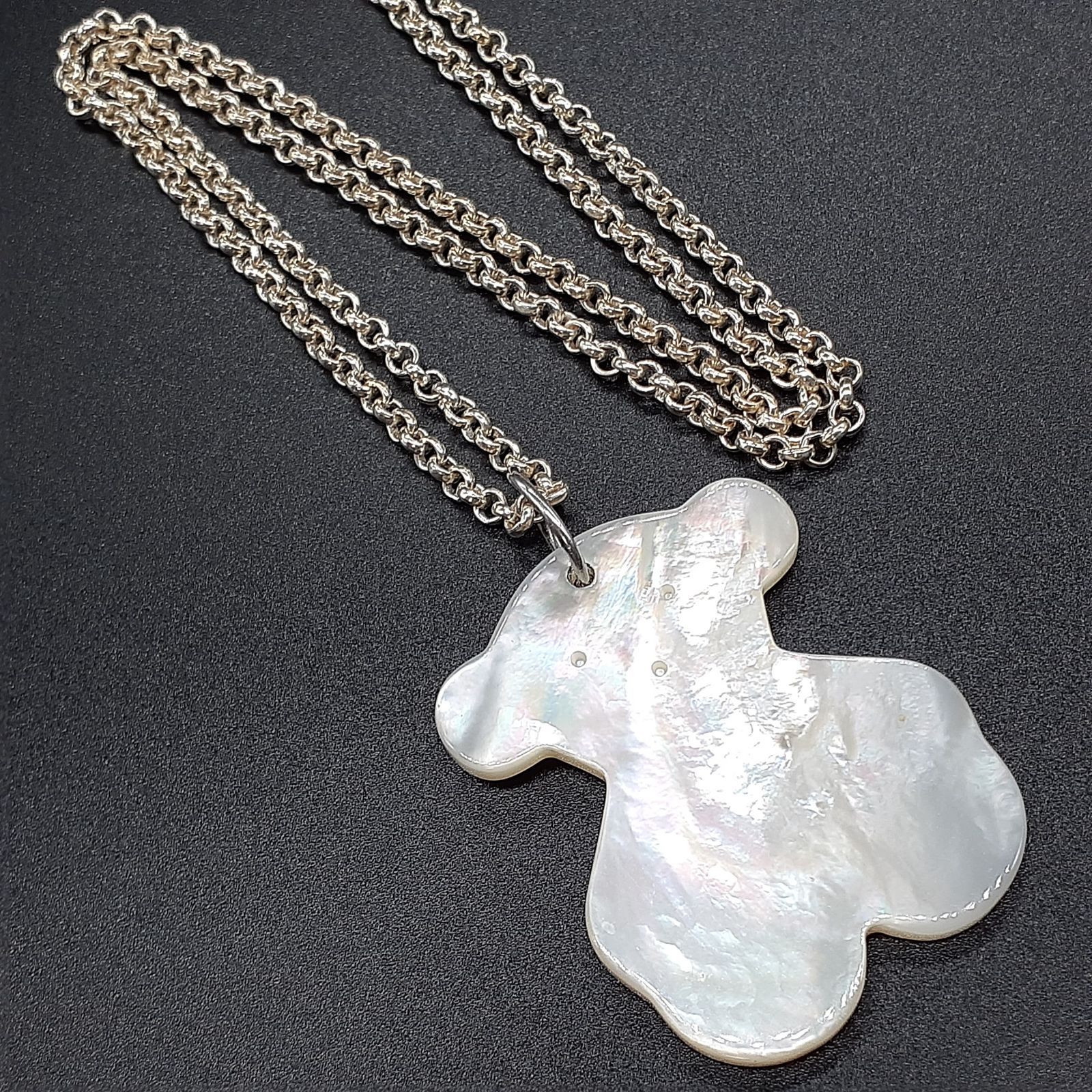 TOUS トウス ネックレス ペンダント ロングチェーン シルバー SILVER 