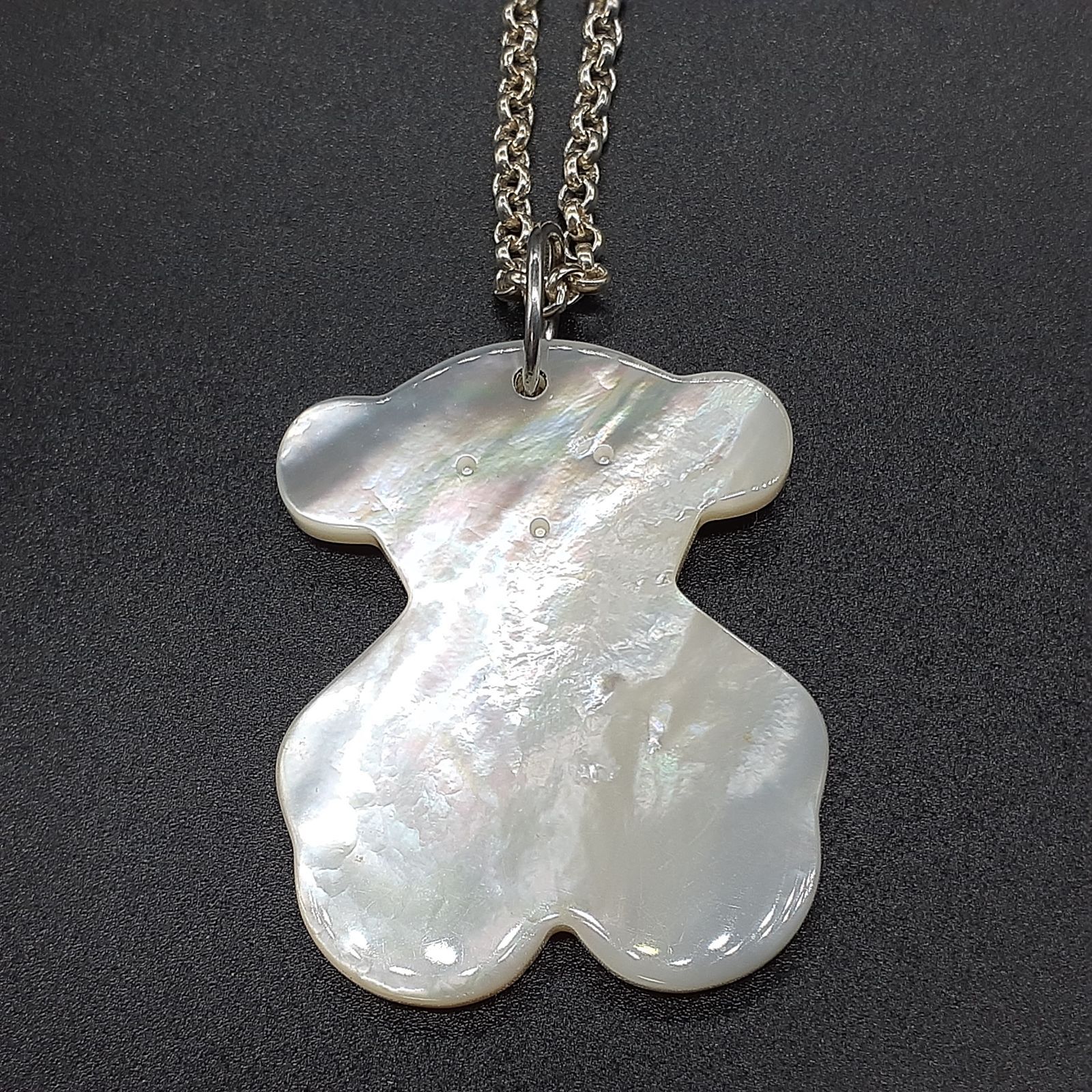 TOUS トウス ネックレス ペンダント ロングチェーン シルバー SILVER 
