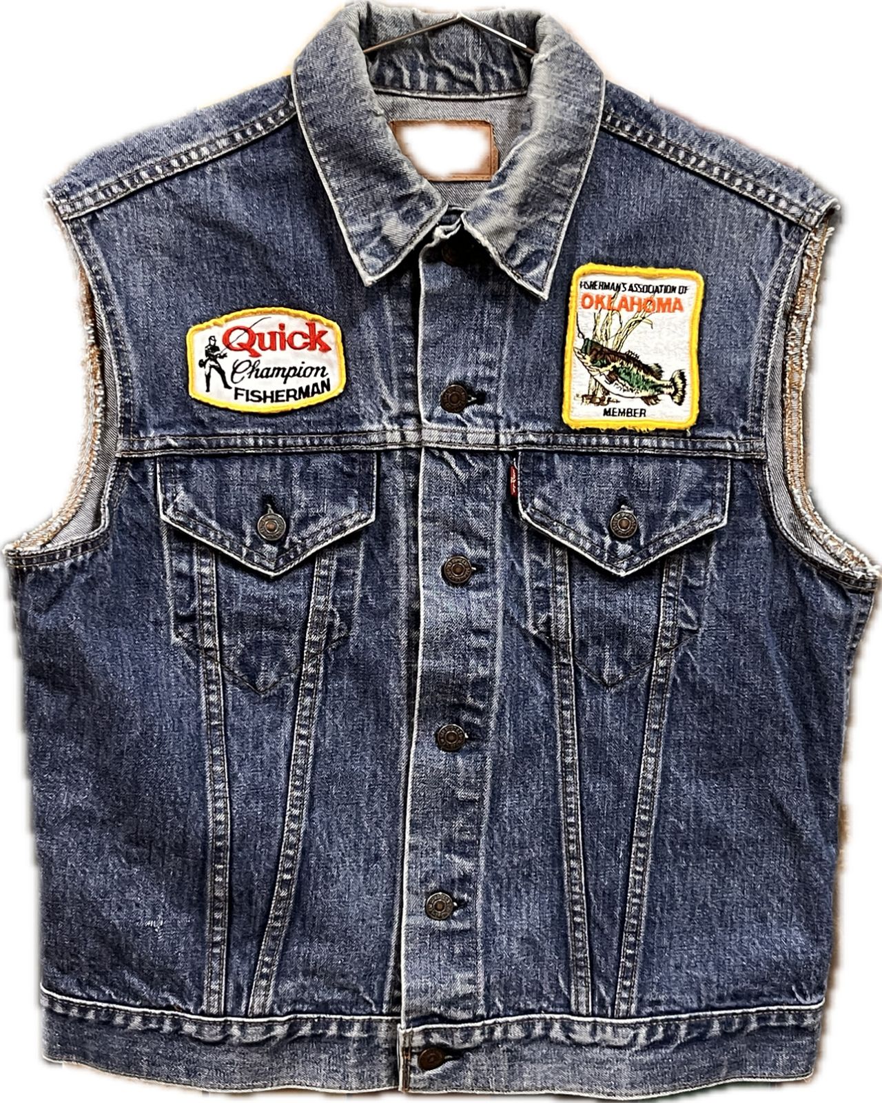 70s Levi's 70505 カットオフ デニムベスト USA製 スモールe