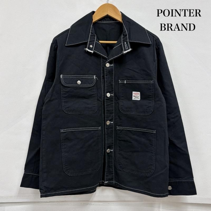 【USA製】POINTER ポインター　カバーオール　ブラック 中古・古着通販】Pointer (ポインター) ブラックデニムカバーオール