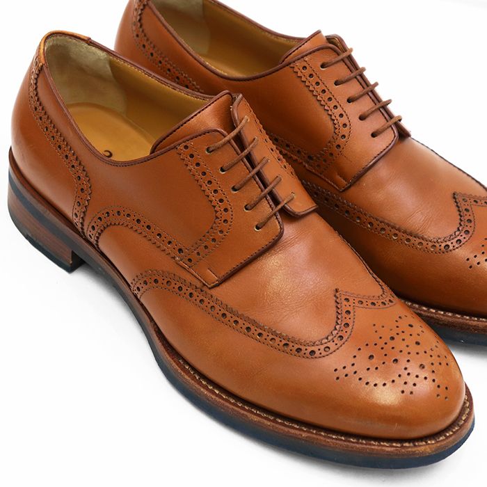 新品未使用a.testoniアテストーニミリタリーソールフルブローグ茶36.5 SALE【美品】a.testoni ア・テストーニ ダービーシューズ サイズ 46