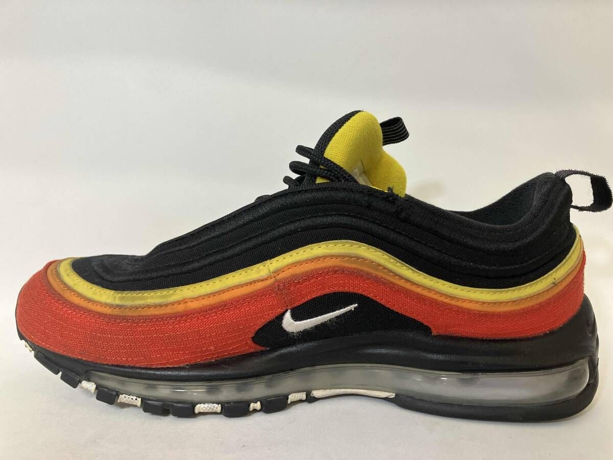 得価，新作登場 NIKE AIR MAX 97 BLACK/CHILE RED/MAGMA ORANGE ナイキ 