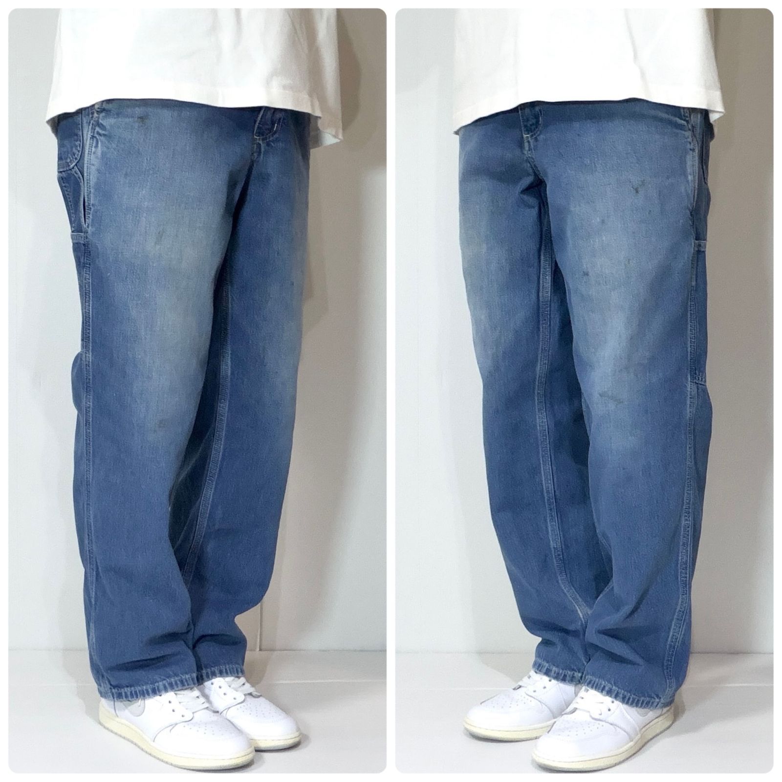 美フェード Carhartt 382-83 32x30 Dungaree Fit カーハート デニム 