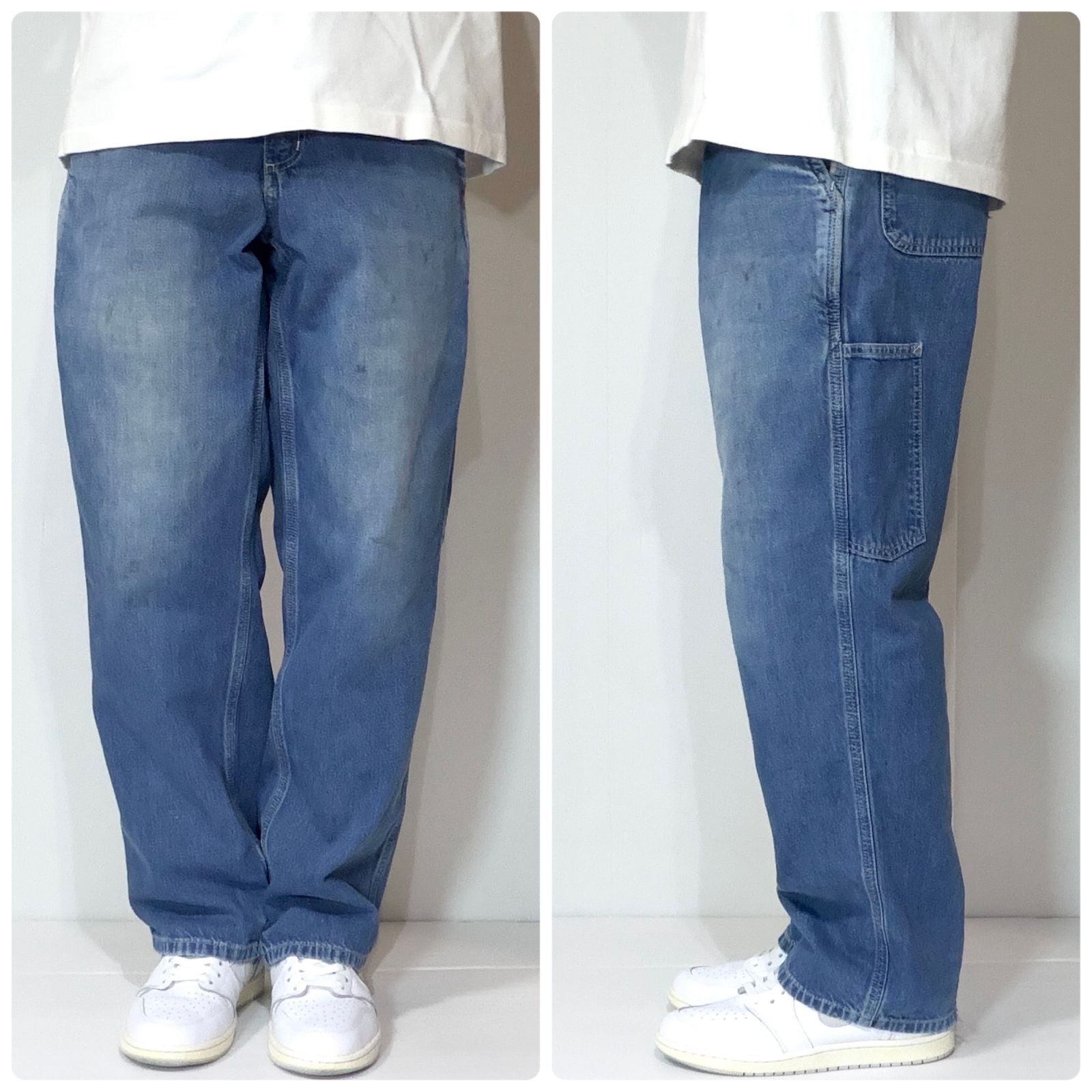 美フェード Carhartt 382-83 32x30 Dungaree Fit カーハート デニム 