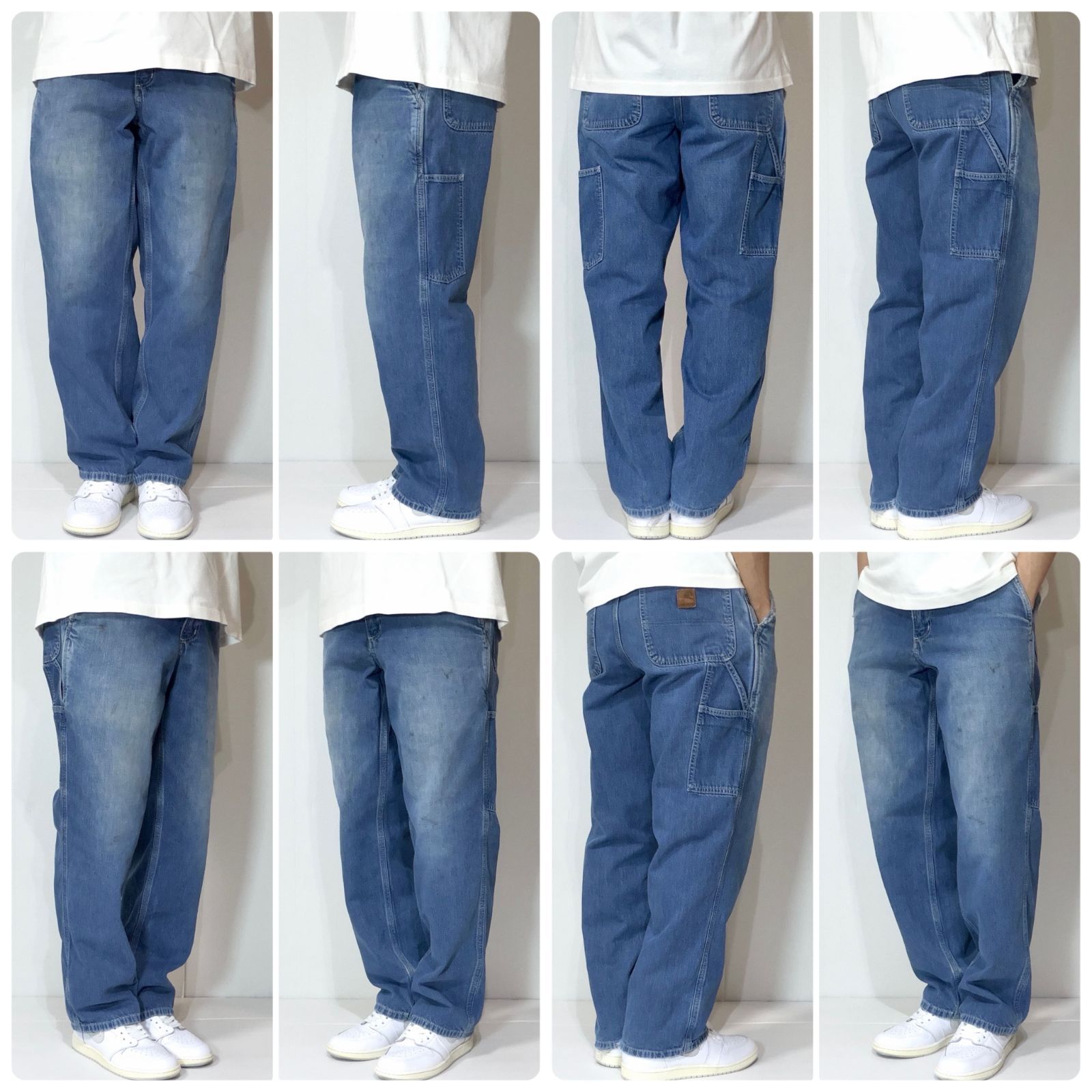 美フェード Carhartt 382-83 32x30 Dungaree Fit カーハート デニム 