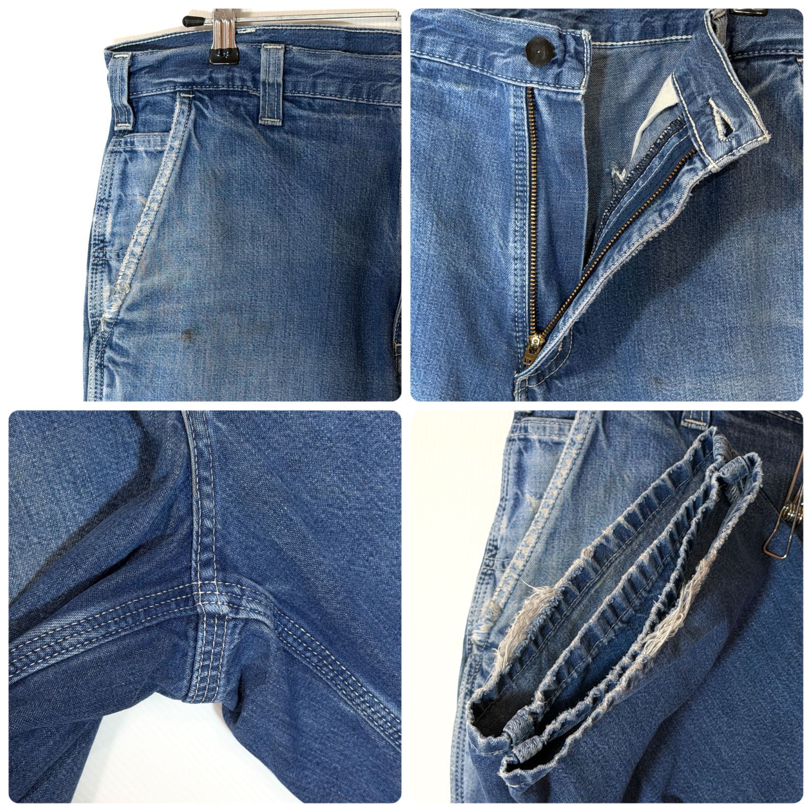 美フェード Carhartt 382-83 32x30 Dungaree Fit カーハート デニム 