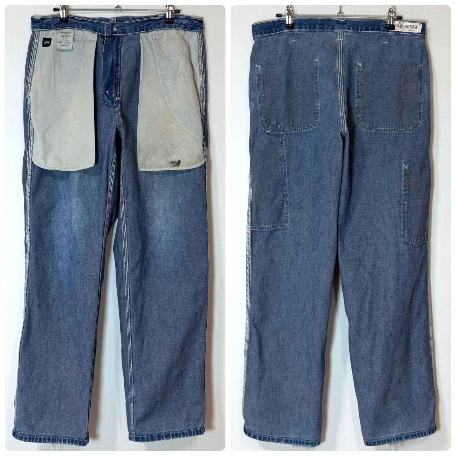 美フェード Carhartt 382-83 32x30 Dungaree Fit カーハート デニム 
