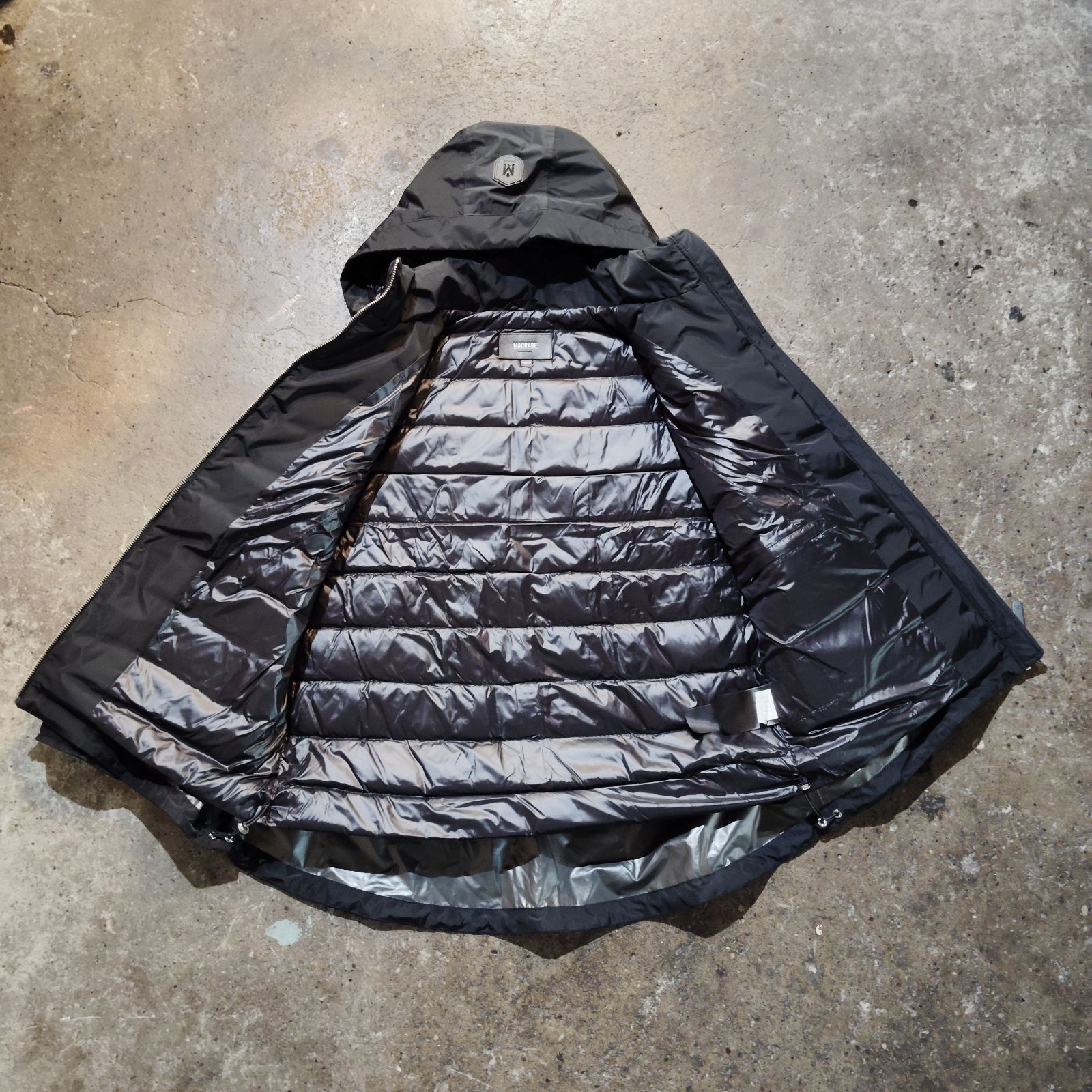 Mackage AMBER ライトダウンジャケットブラック XXS マッカージュ 