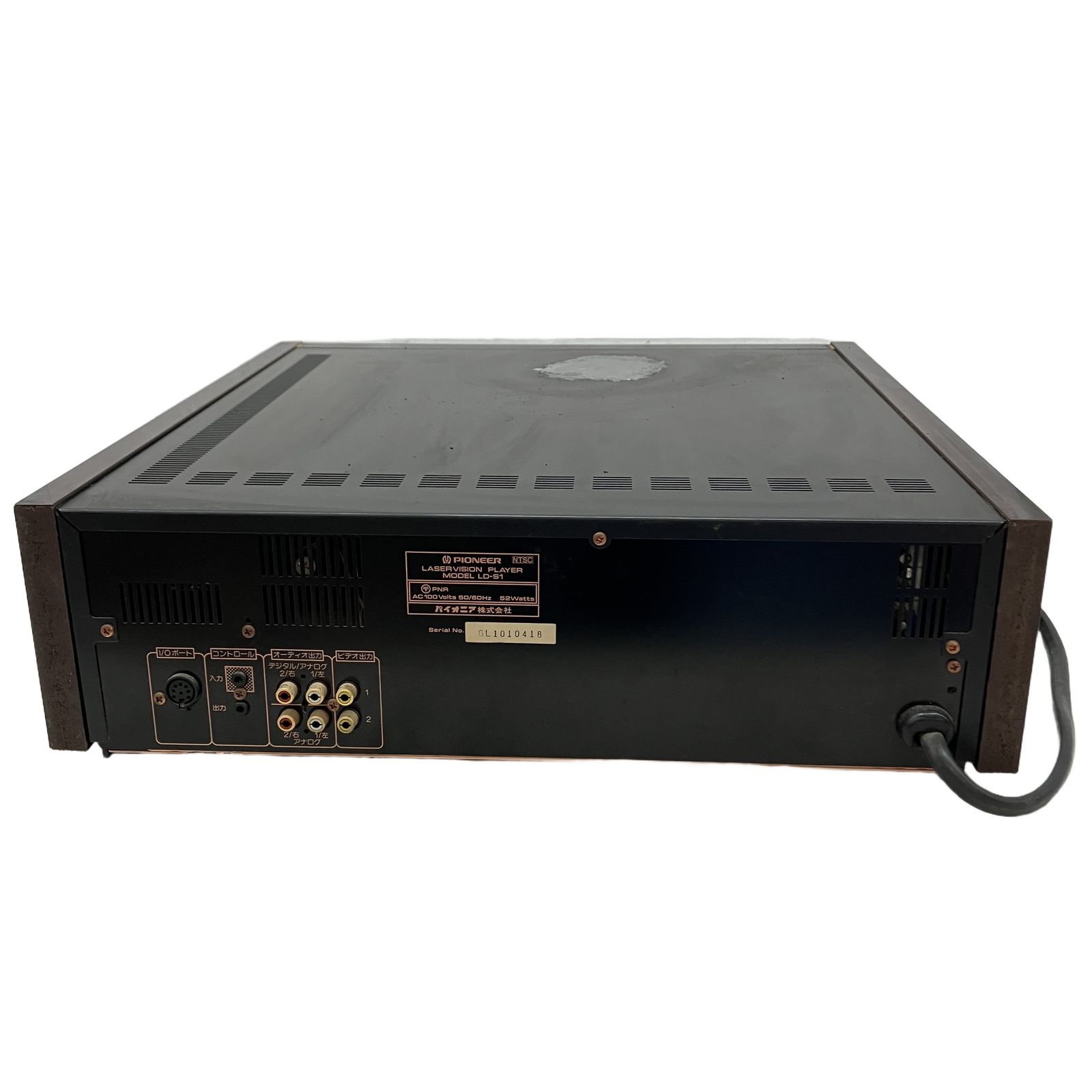 Pioneer LD-S1 LDプレーヤー レーザーディスク 映像機器 オーディオ