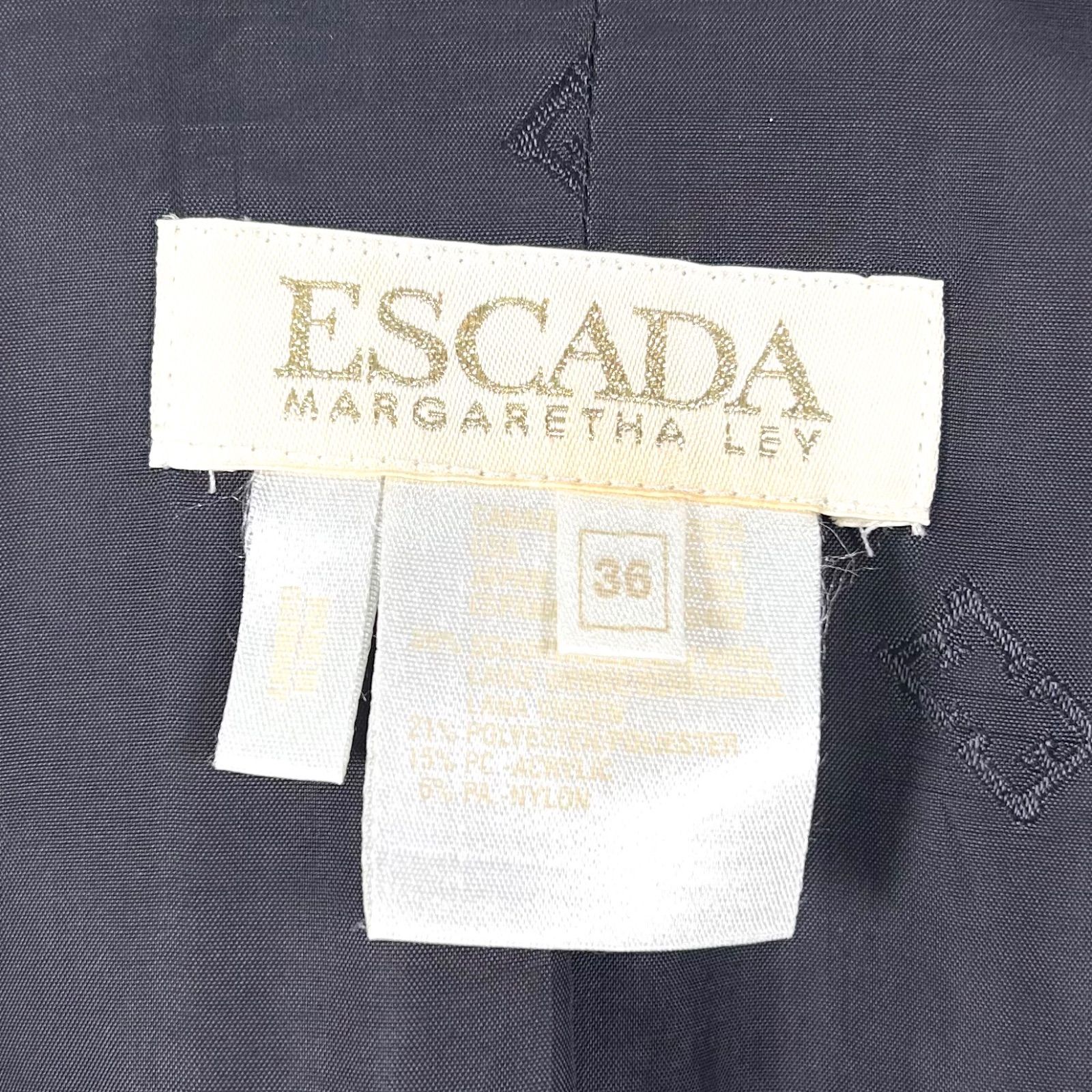 escada エスカーダ　千鳥格子　ウールジャケット　サイズ36 2026年最新】Yahoo!オークション -エスカーダ escada ジャケットの中古