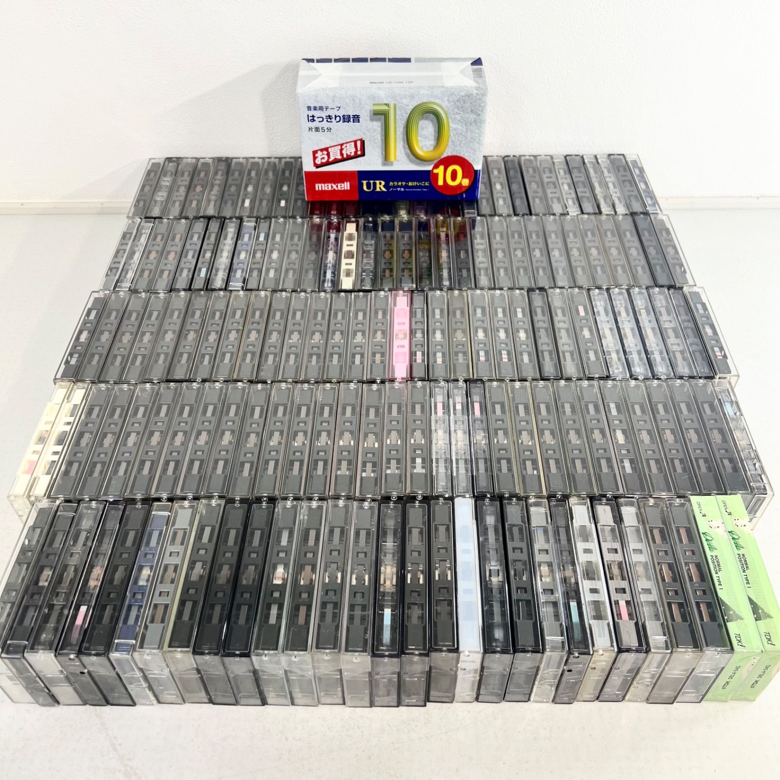 【処分品】カセットテープ 新品あり まとめ売り 163点