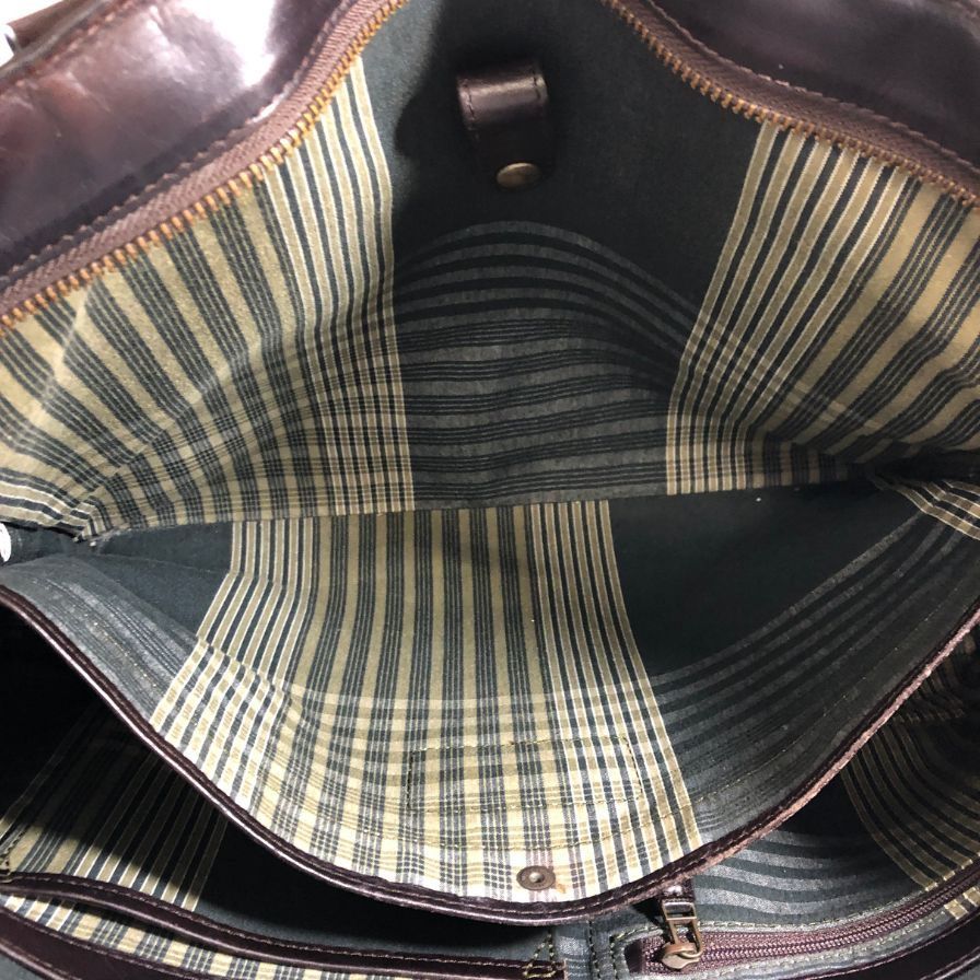 マザーハウス トートバッグ 2way 内側 チェック レザー 本革 MH