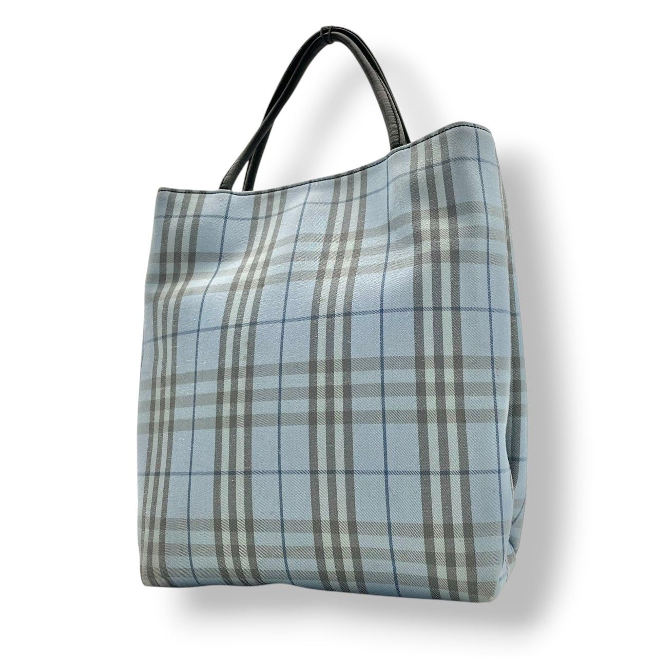 良品 バーバリー BURBERRY トートバッグ ハンドバッグ キャンバス