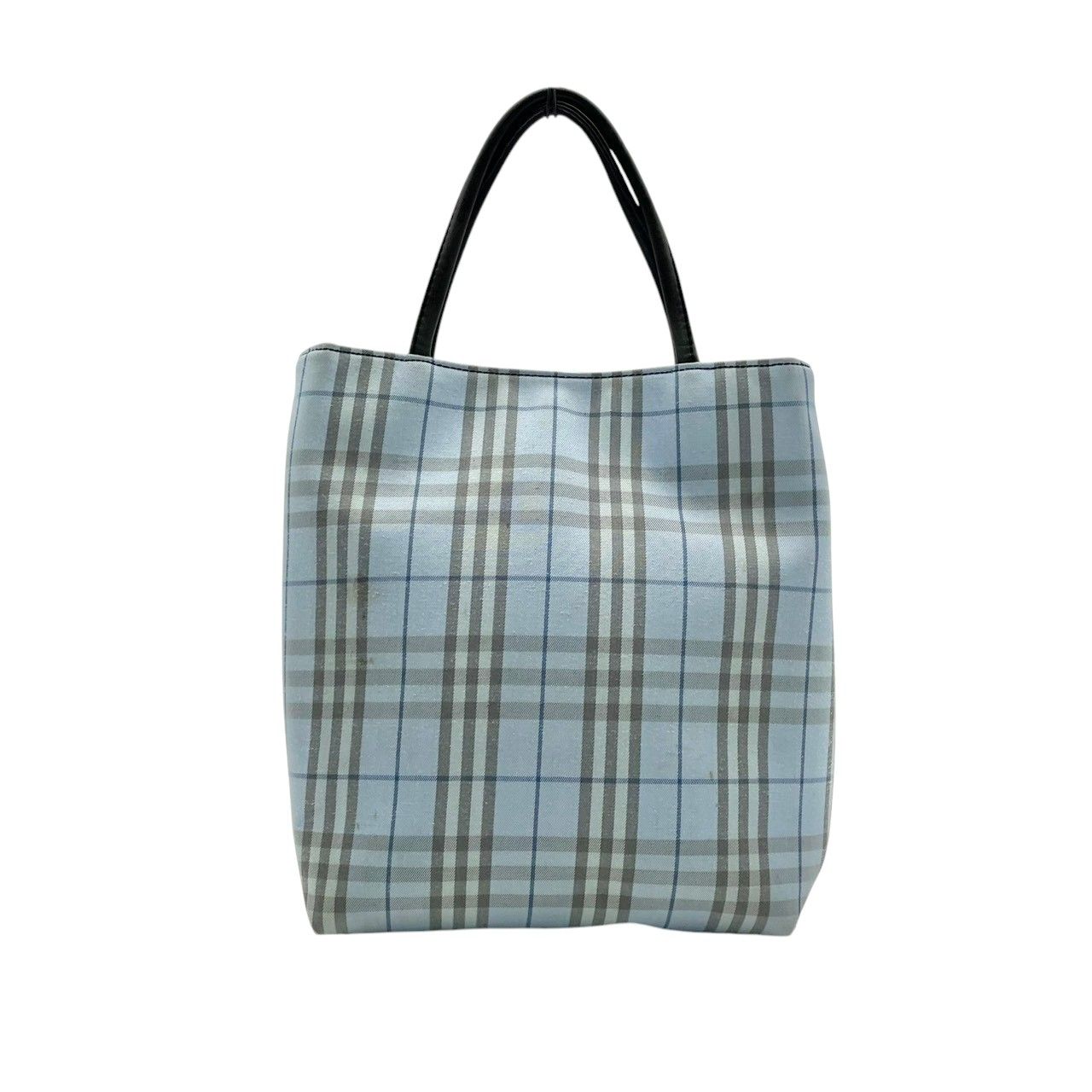 良品 バーバリー BURBERRY トートバッグ ハンドバッグ キャンバス