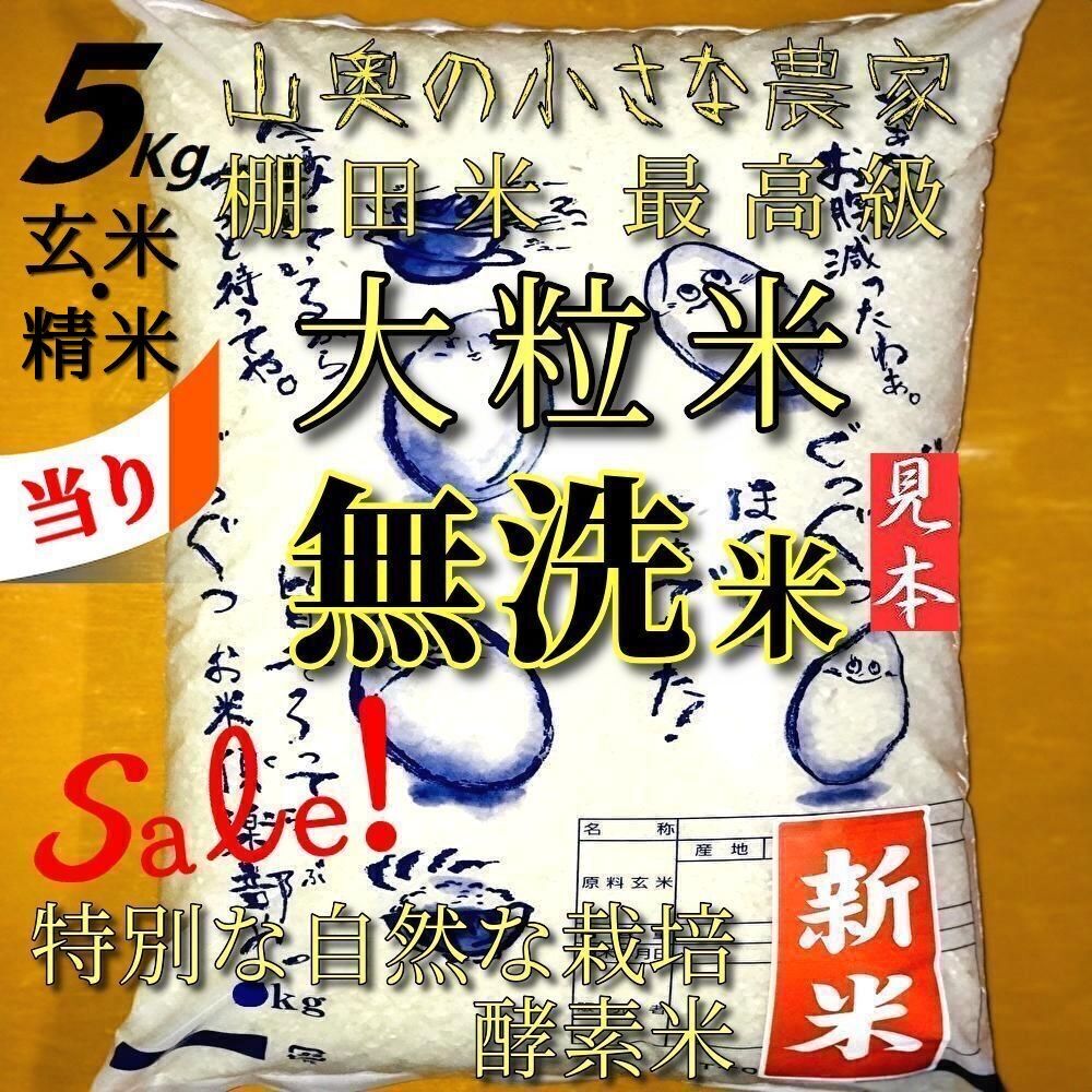 棚田の大粒米 玄米25Kg「標準白米に精米します」超希少 【公式通販】