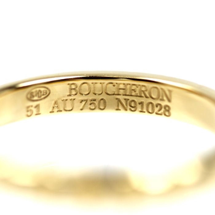 Boucheron ブシュロン K18YG イエローゴールド クルドパリ ソリテール