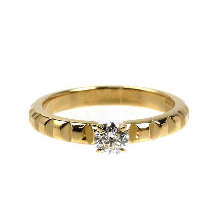 Boucheron ブシュロン K18YG イエローゴールド クルドパリ ソリテール