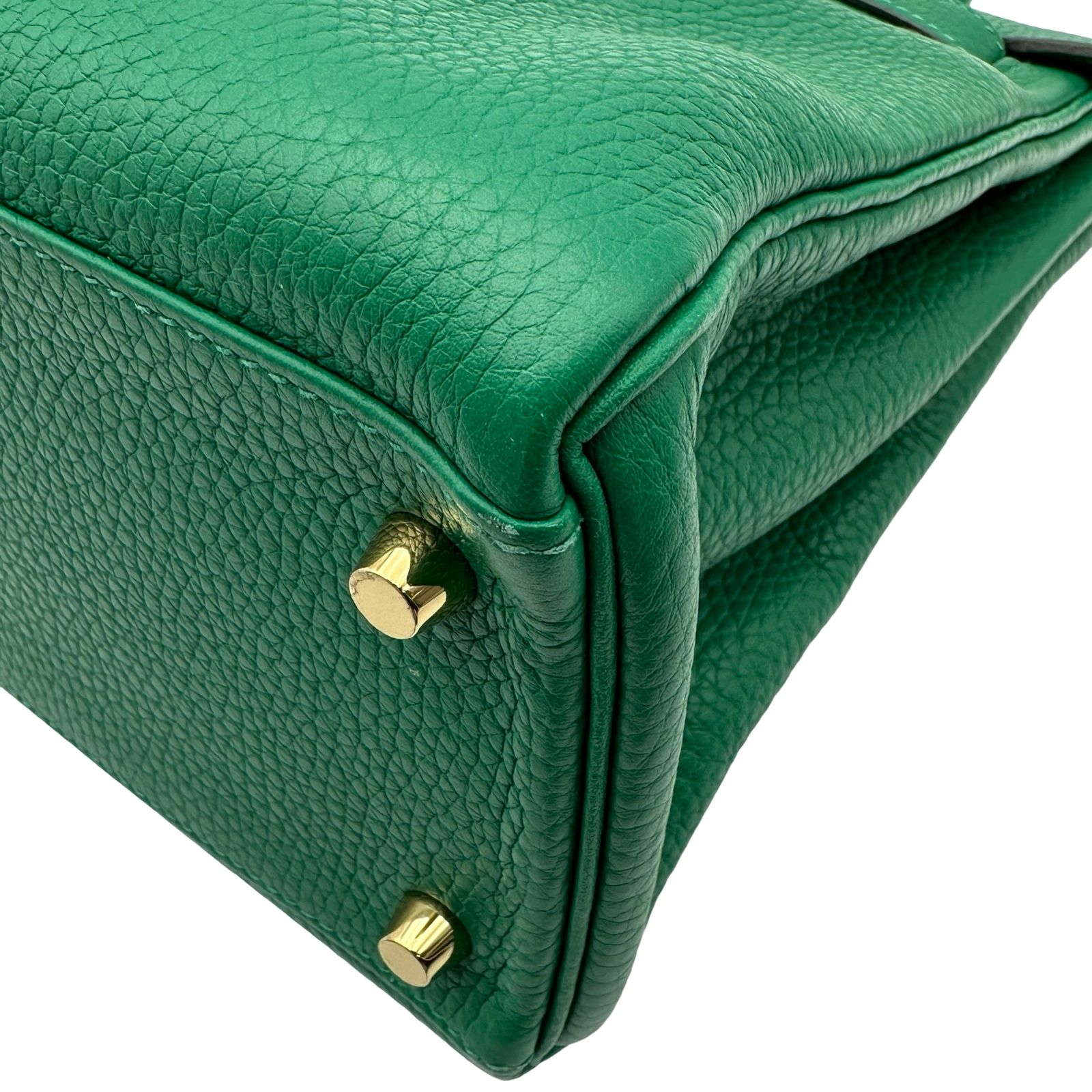 エルメス HERMES ケリー28内縫い C刻 ヴェールヴェルティゴ ゴールド金具 トリヨン レディース ショルダーバッグ HERMES - エルメス HERMES ケリー28 内縫い C刻 ヴェールヴェルティゴ