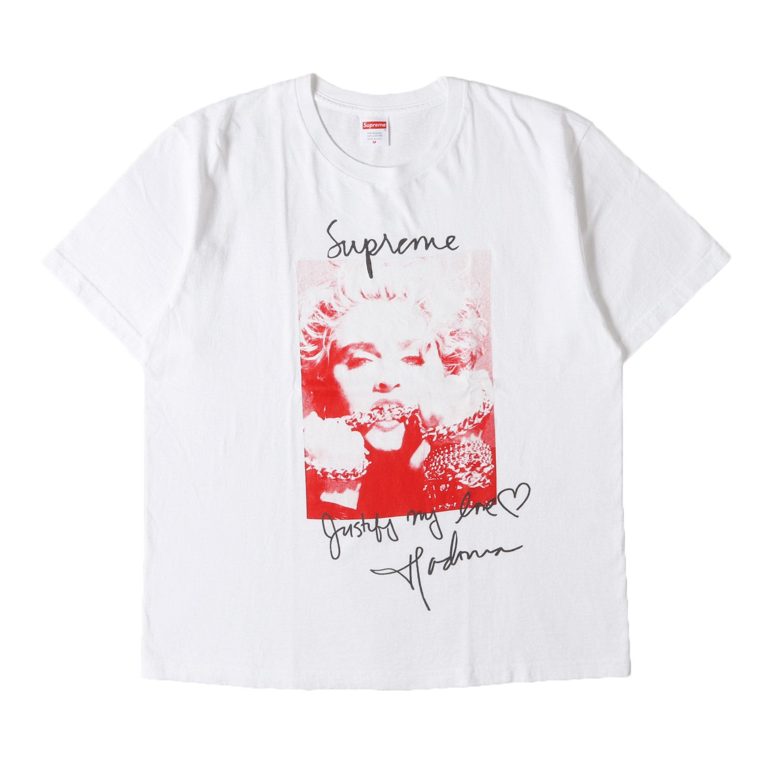 Supreme シュプリーム Tシャツ ホワイト 白 サイズ:M | マドンナ 