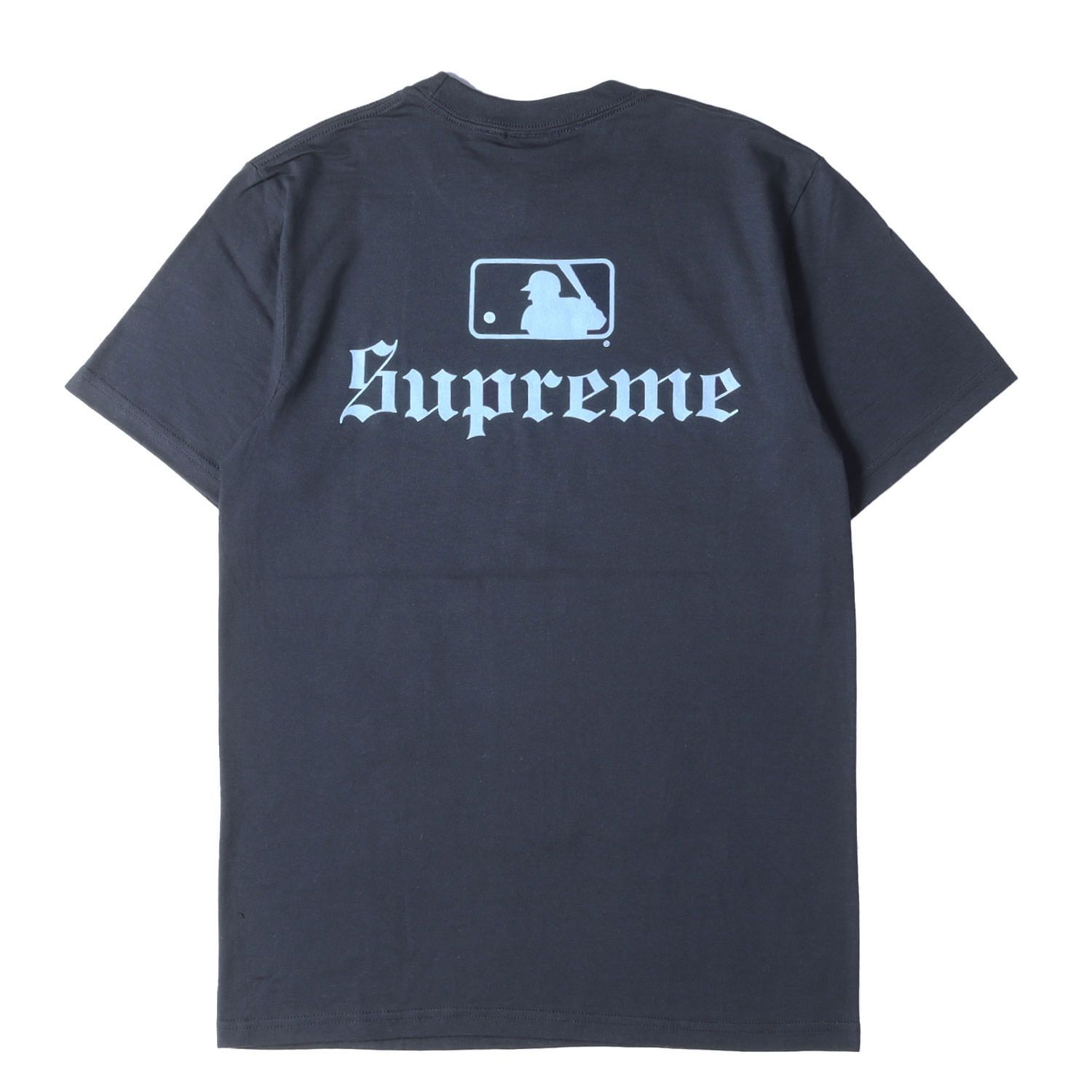 Supreme ロゴプリント Tシャツ XL ネイビー Supreme box logo tee Blue on navy XL | eBay