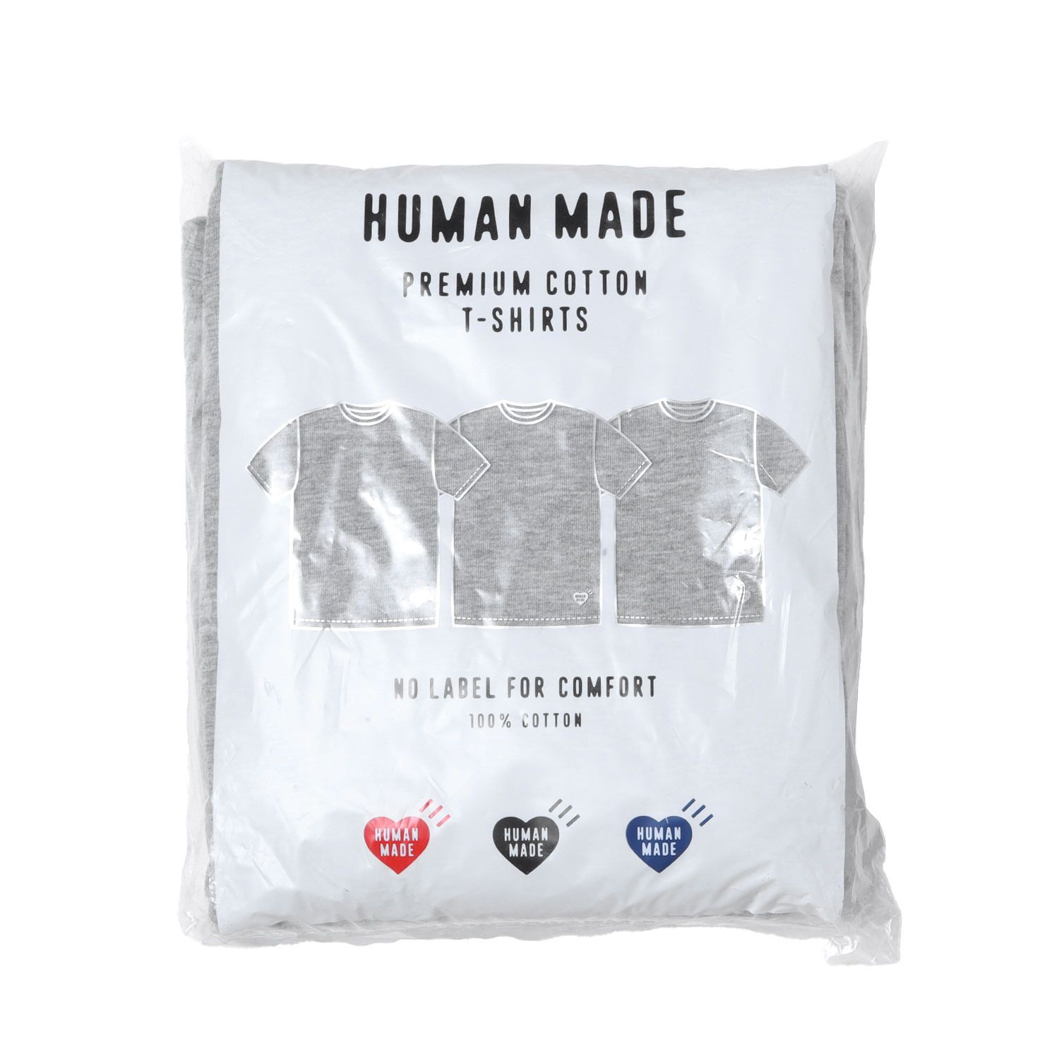 新品HUMAN MADE ヒューマンメイド Tシャツ グレー サイズ:L | 23AW