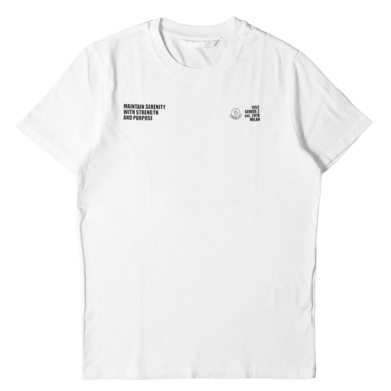 MONCLER モンクレール Tシャツ ホワイト 白 サイズ:S | 21SS GENIUS 2 