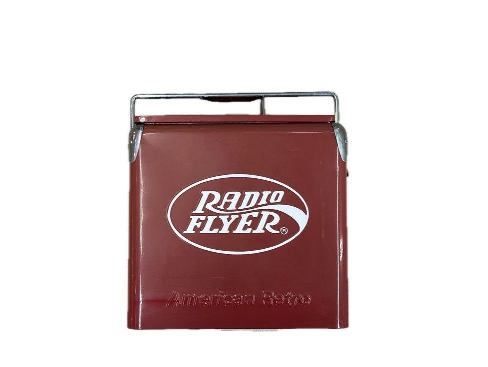 Radio Flyer レトロ調スチール製クーラーボックス、販売中！【NB1158】 US発◇レトロなアメリカンモデル「ビンテージメタルクーラーBox