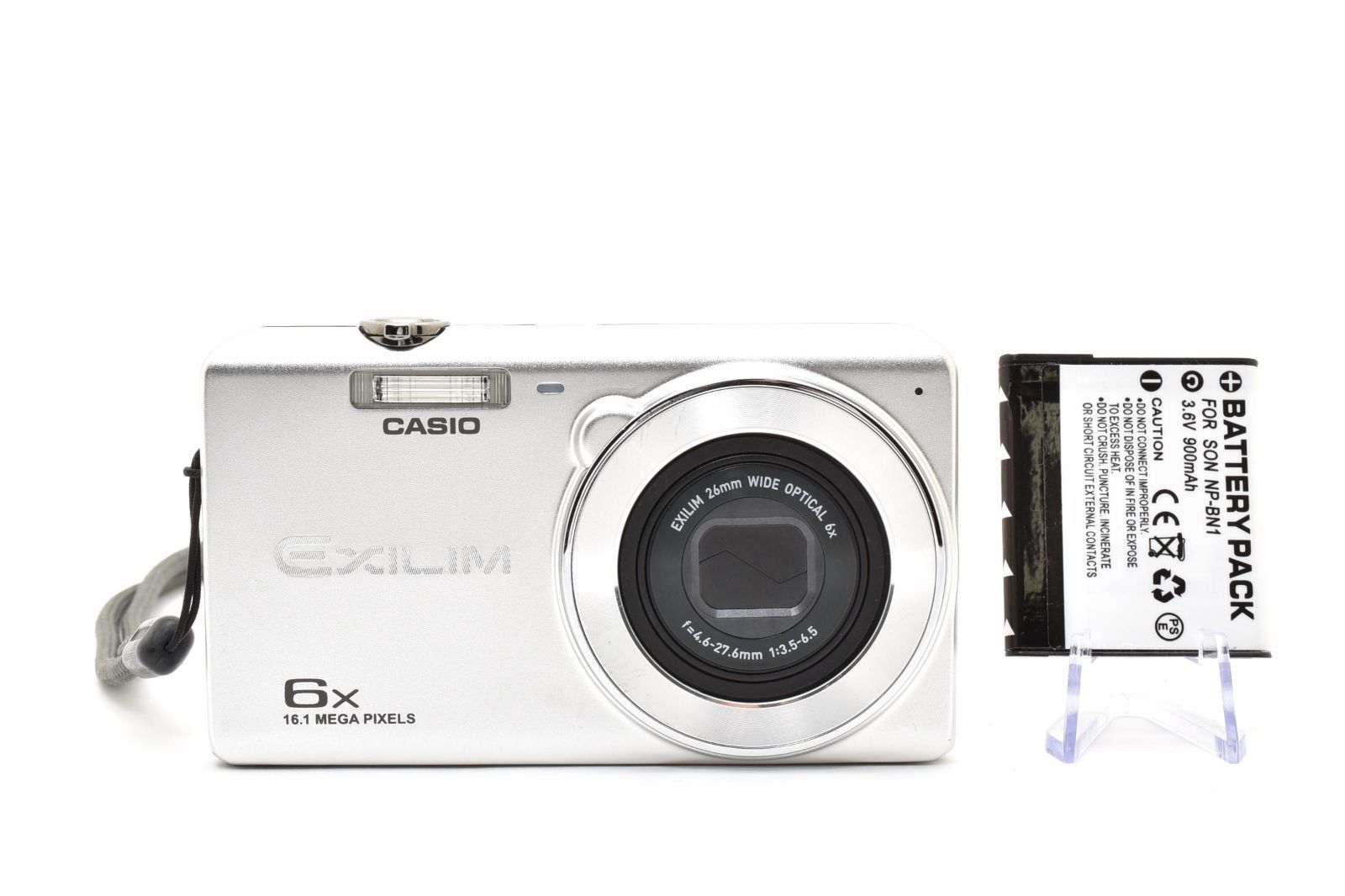 CASIO カメラ エクシリム EX-Z900 シルバー コンデジ 動作品 ”EXILIM