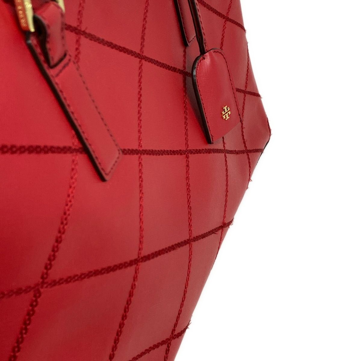 ☆ドリーム荒牧店☆TORY BURCH トリーバーチ レザー トートバッグ 赤 レッド　 TORY BURCH（トリーバーチ） トートバッグ レディース ブレイクトート