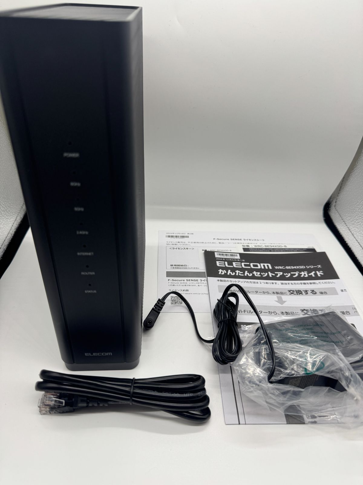 美品！エレコム Wi-Fi 7ルーター WRC-BE94XSD-B - メルカリ